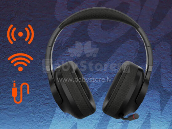 CANYON headset EGO GH-16 3in1 2.4Ghz+BT Black