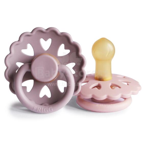 Frigg Fairytale Round Latex Art.100160 The Little Mermaid/The Snow Queen Pacifier (nipple) made of 100% natural rubber 6-18 months (2 pcs.)