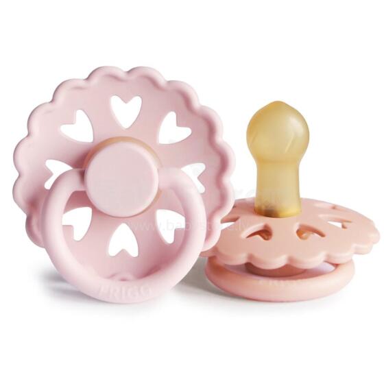 Frigg Fairytale Round Latex Art.100162 The Princess and the Pea/Thumbelina Pacifier (nipple) made of 100% natural rubber 6-18 months (2 pcs.)