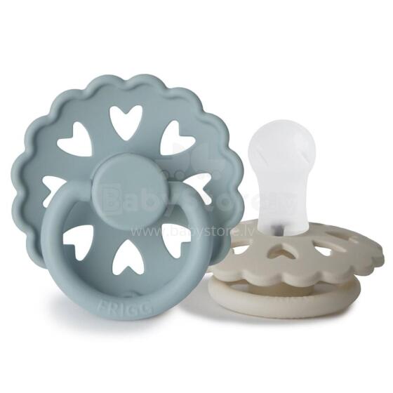 Frigg Fairytale Round Silicone Art.100137 Ole Lukoie/Clumsy Hans  Pacifier (nipple) made of 100% natural rubber 0-6 months (2 pcs.)