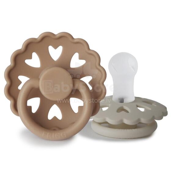 Frigg Fairytale Round Silicone Art.100149 The Emperors New Clothes/Clumsy Hans  Pacifier (nipple) made of 100% natural rubber 0-6 months (2 pcs.)