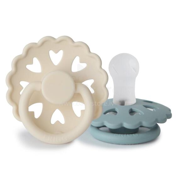 Frigg Fairytale Round Silicone Art.100143 The Ugly Duckling/Ole Lukoie  Pacifier (nipple) made of 100% natural rubber 0-6 months (2 pcs.)