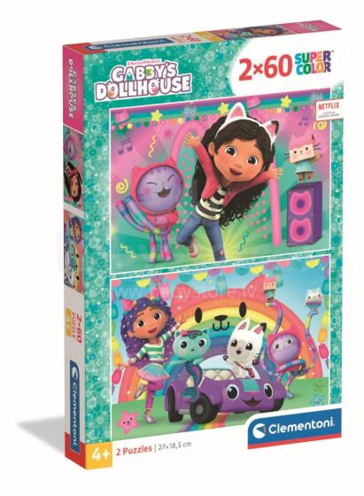 CLEMENTONI CHILDREN PUZZLE Gabby's Dollhouse 2025, 2x60 pcs,, 24819