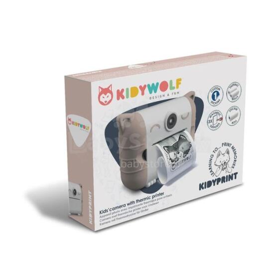 KIDYWOLF momentāna fotokamera ar termisko drukāšanu Kidyprint, KIDYPRINT-PE
