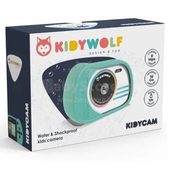 KIDYWOLF ūdensizturīga digitālā fotokamera, pētersīļi, KIDYCAM-CY