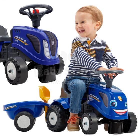 Детский трактор FALK Baby New Holland с прицепом + от 1 года