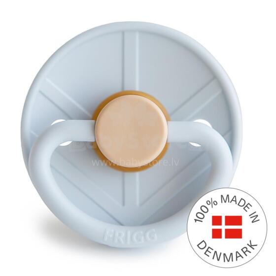 Frigg Little Viking Round Latex Art.10523 Knud  Pacifier (nipple) made of 100% natural rubber 0-6 months (1 pcs.)