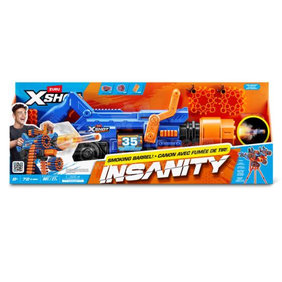 XSHOT interaktīvā rotaļlietu šautene Insanity Smoke N'Barrel, 36823