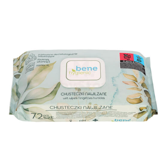 AKUKU BH0900 Влажные салфетки BENE HYGIENIC 72 шт.