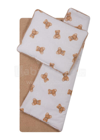 DUET 766 Complete set for stroller boucle+cotton print 75x100