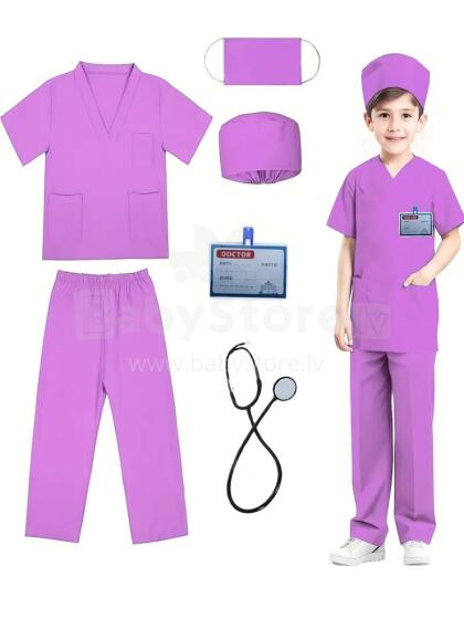 Doctor Set Smile Dentist  Art.260082 Dark Violet Drosmīgā zobārsta komplekts - Supervaroņa smaids