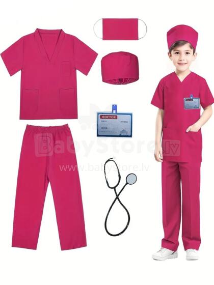 Doctor Set Smile Dentist  Art.260084 Rose Red Young/brave dentist set - Superhero smile