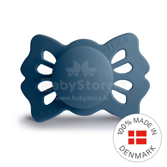 Frigg Lucky Symmetrical Silicone Pacifier  Art.10584 Ocean View  Pacifier (nipple) made of 100% natural rubber 0-6 months (1 pcs.)