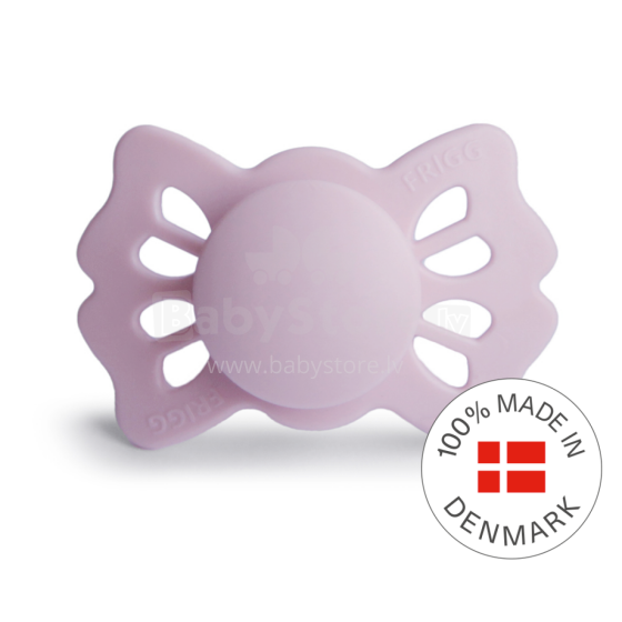 Frigg Lucky Symmetrical Silicone Pacifier  Art.10214 Soft Lilac View Пустышка(соска) из 100% натурального силикона 0-6 мес.(1 шт.)
