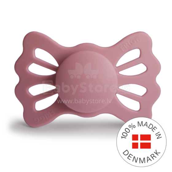 Frigg Lucky Symmetrical Silicone Pacifier  Art.10230 Cedar Apaļš māneklītis (knupītis) no 100% naturāla silikona no 6-18 mēn. (1 gb.)