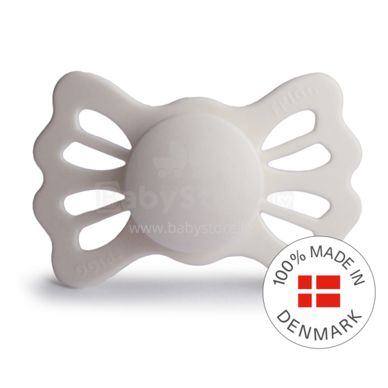 Frigg Lucky Symmetrical Silicone Pacifier  Art.10224 Silver Gray Pacifier (nipple) made of 100% natural rubber 6-18 months (1 pcs.)