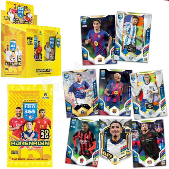 PANINI 2026 FIFA365 ADRENALYN XL 6 KART