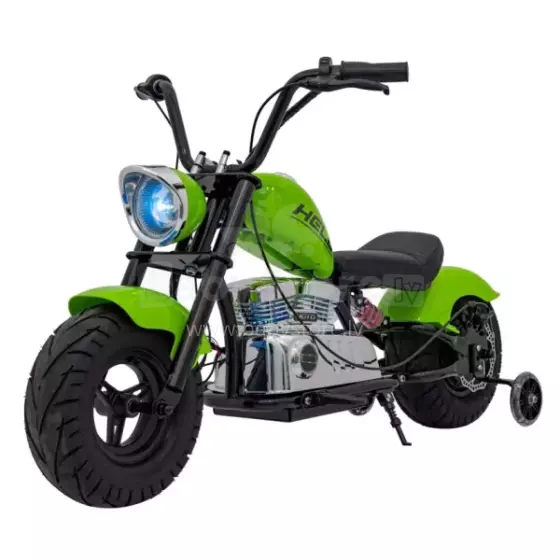 Motorcycle Chopper Warrior Art.260379 Green Мощный детский электромобиль/электромотоцикл 12 В
