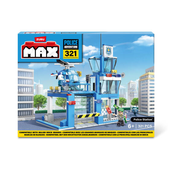 MAX CITY конструктор Полицейский участок, 321 частей