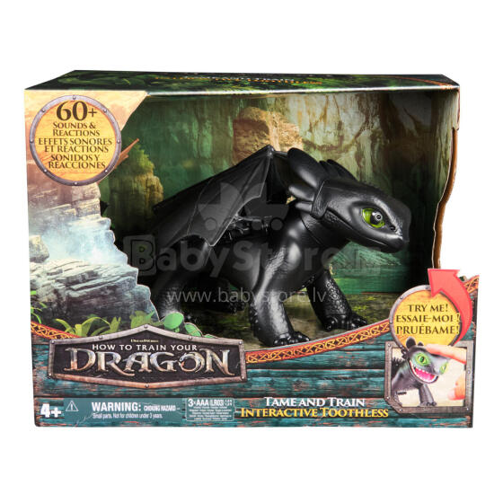 DRAGONS Interaktīvā figūra pūķis Toothless