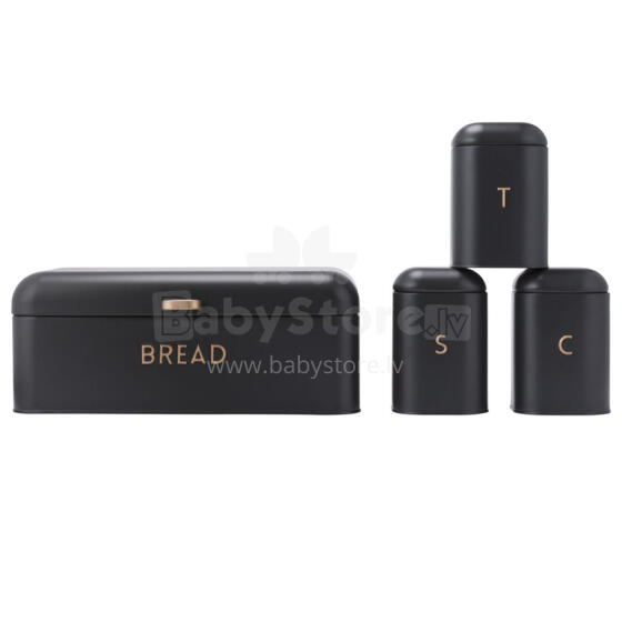 Salter BW13731EU7 Pebble 4-Piece Countertop Set Charcoal