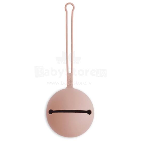 Mushie Pacifier Case Art.2255019 Blush Футляр для хранения пустышек