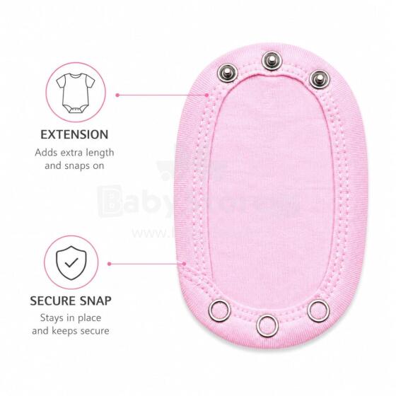 La Bebe™ NO Baby Body Extension Art.260720 Pink bodijs pagarinājums no kokvilnas