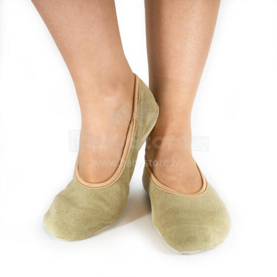 Bebe Basic Hip-Hop Gymnastics Shoes Art.SB120 Olive Чешки гимнастические c кожанной подошвой