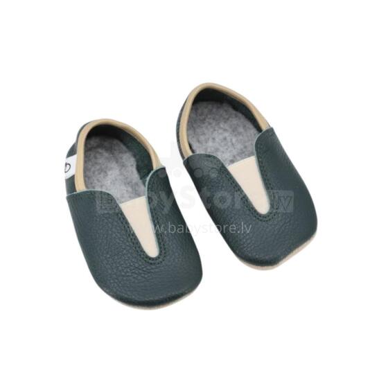 Bebe Basic Kids Hip-Hop Punsa Gymnastics Shoes Art.SB131 Eco Black Terracota Vingrošanas, sporta dejošanas čības ar ādas zoli
