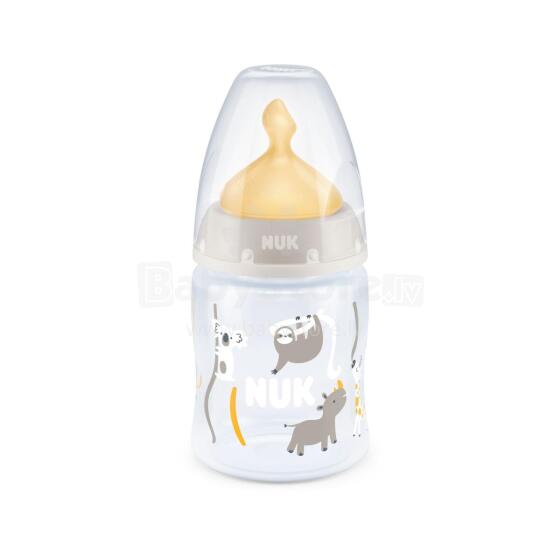 Nuk First Choice  Art.260751 Бутылочка с контролем температуры, с латексной соской,150 мл (0-6 месяцев) размера M (для смеси)
