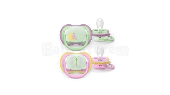 SCF376/29 PACIFIER AIR NIGHT 6-18 GIRL