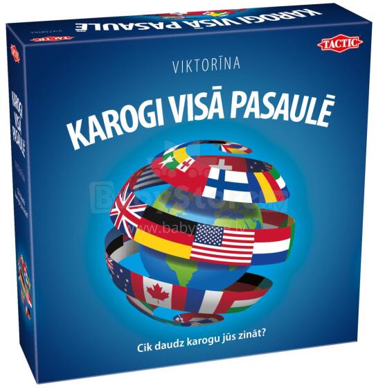 TACTIC galda spēle - KAROGI VISĀ PASAULĒ, latviešu valodā