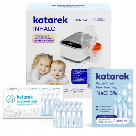 KATAREK Inhalo komplekts + 2 veidu sāls