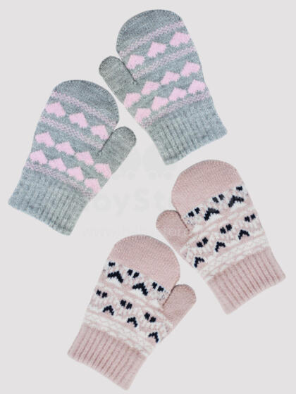NOVITI RZ032-G-01 Girls' Gloves 1p Acrylic Single 12