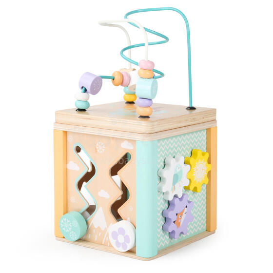 Koka izglītojošais kubs, sorter Ecotoys
