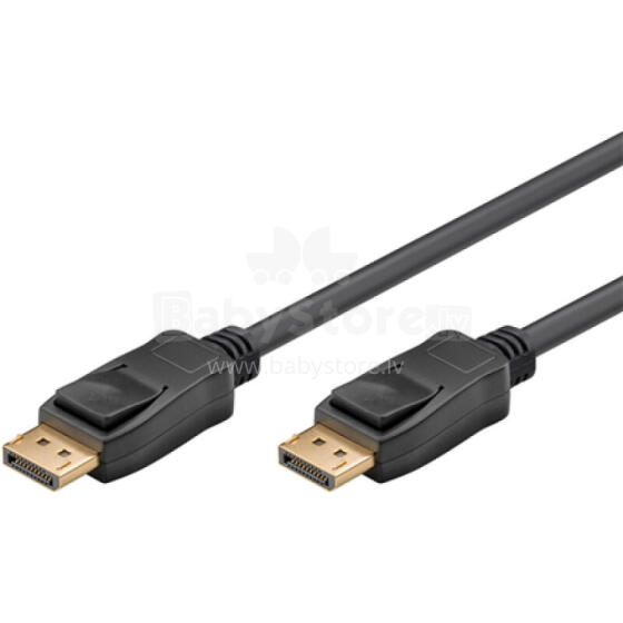 Goobay 64798 DisplayPort Connector Cable 1.4, 2 m, Black