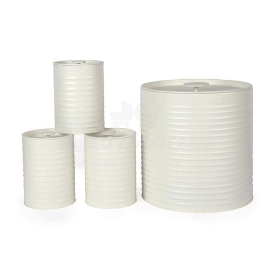 Russell Hobbs RH03270CEU7 Ribbed 4-Piece Countertop Set - Cream