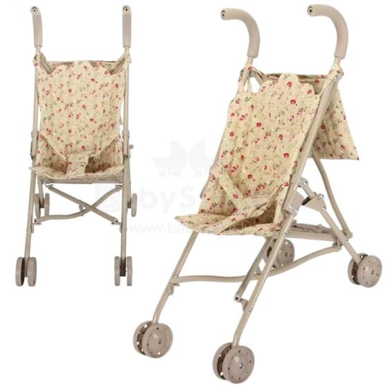 WOOPIE ROYAL Doll Stroller in Floral Pattern
