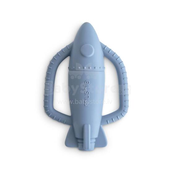 Mushie Silicone Teether Rattle Art.101496 Tradewinds Silicone rattle (100% natural)