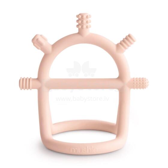 Mushie No Drop Silicone Sensory Teether  Art.101811 Силиконовая погремушка (100% натуральная)