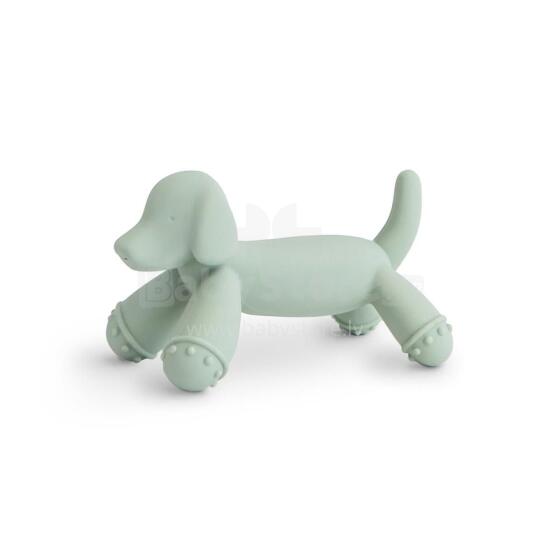 Mushie  Figurine Silicone Teether Dog Art.101572 Augstākas kvalitātes - silikona grabulis (100% dabisks)