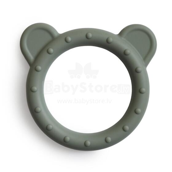 Mushie  Silicone Teether Rattle Art.2560263 Silicone rattle (100% natural)