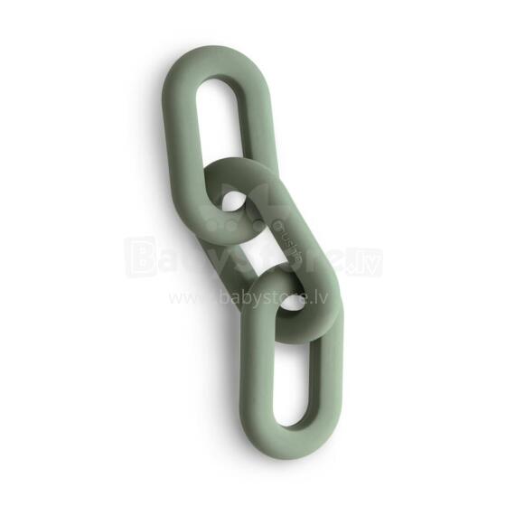 Mushie  Silicone  Teether Links Art.101271 Augstākas kvalitātes - silikona grabulis (100% dabisks)