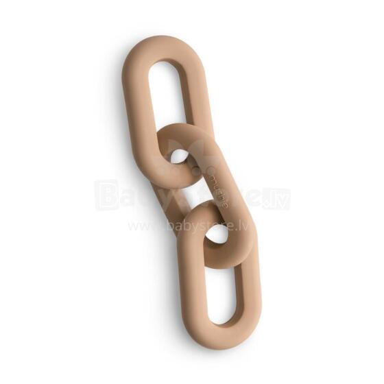 Mushie  Silicone  Teether Links Art.101272 Augstākas kvalitātes - silikona grabulis (100% dabisks)