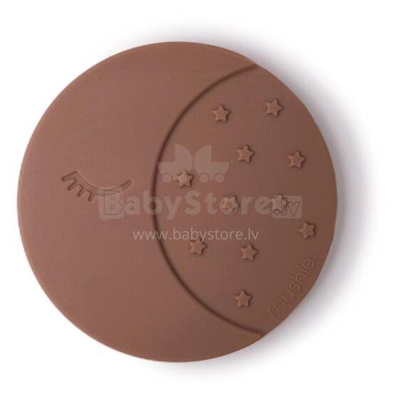 Mushie  Silicone Teether Moon Art.2560316 Силиконовая погремушка (100% натуральная)