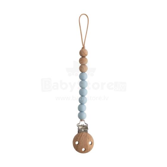 Mushie Silicone Pacifier Clip Eva Art.2090043 Cloud  Держатель для пустышки