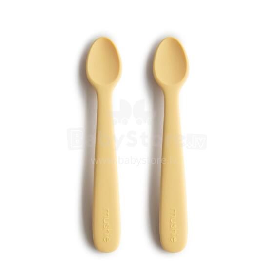 Mushie Silicone Feeding Spoon Art.2360466 Ложечка мягкая силиконовая (2шт.)