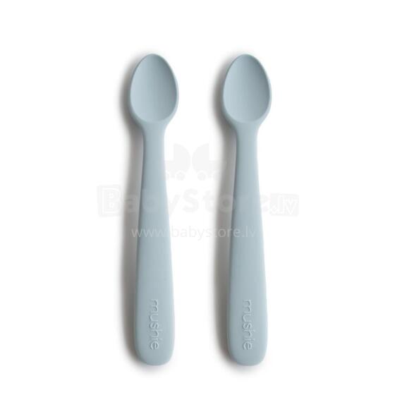 Mushie Silicone Feeding Spoon Art.2360228 Ложечка мягкая силиконовая (2шт.)