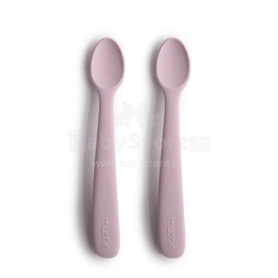 Mushie Silicone Feeding Spoon Art.2360442 Ложечка мягкая силиконовая (2шт.)