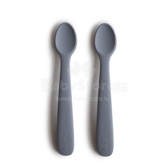 Mushie Silicone Feeding Spoon Art.2360203 Ложечка мягкая силиконовая (2шт.)